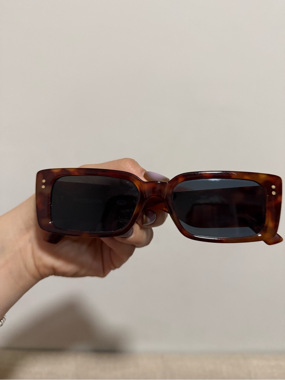 Frye and Co. Tortoiseshell Rectangular Women’s Sunglasses - Brown